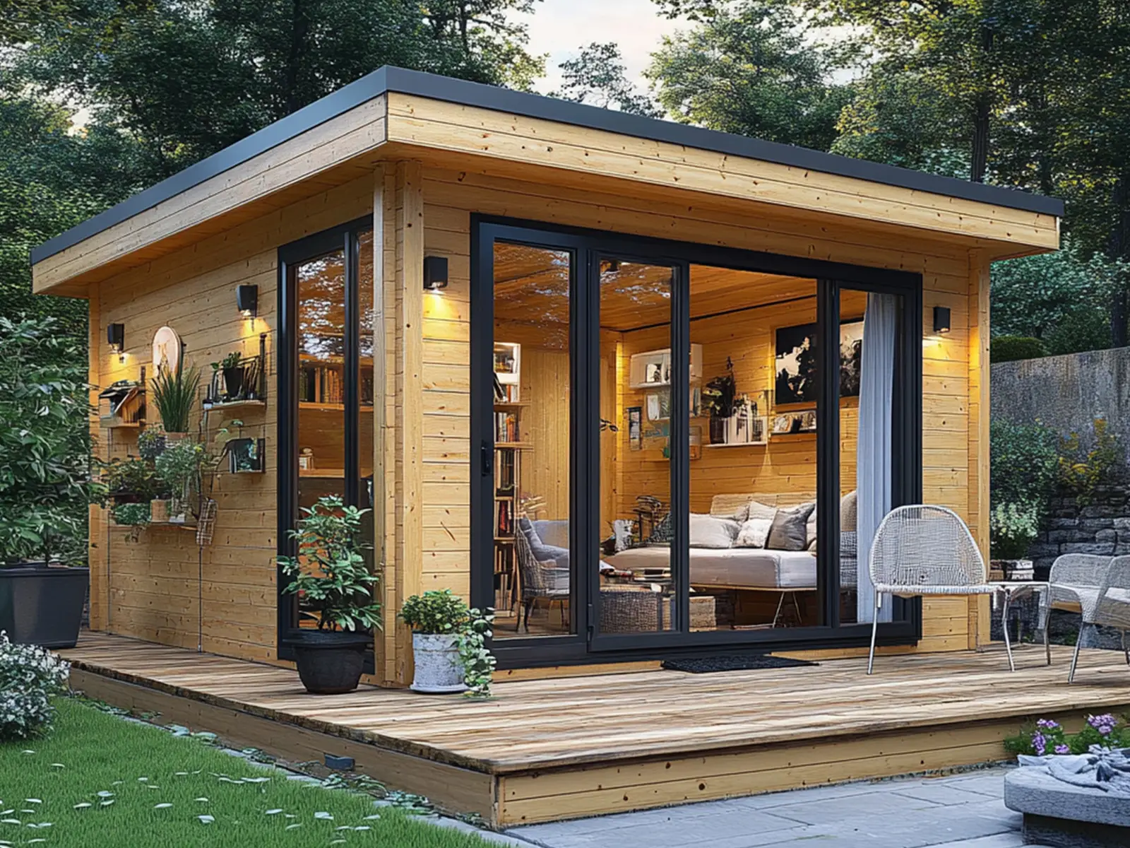 Tiny House - Casa pequeña - Casa modular - Mini casa, Casa prefabricada - 50 m² - Eficiente en energía - Modelo SIP