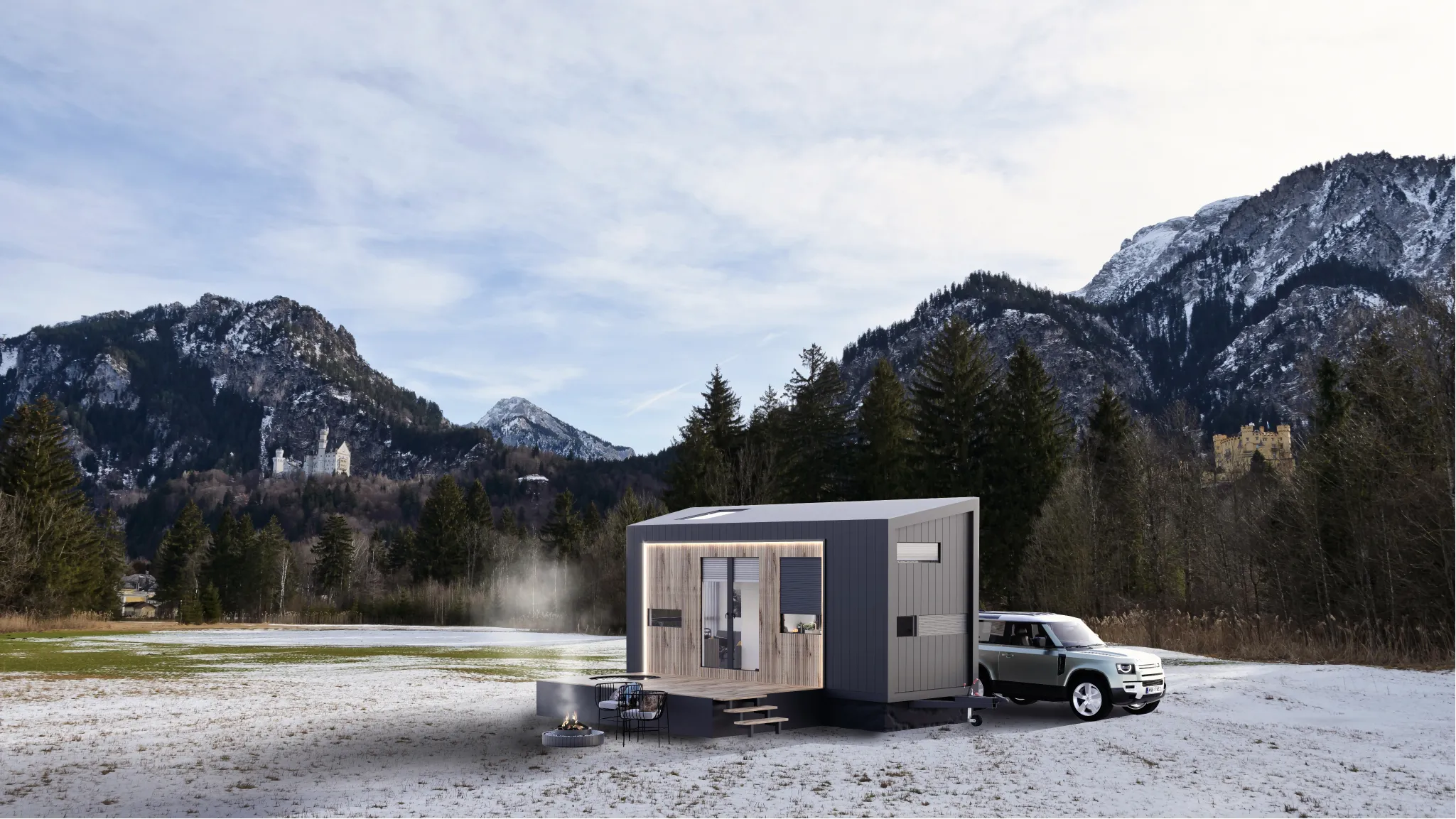 Tiny House, Casa contenedor, casa modular, minicasa, 17,82 m² - para 2 personas - Modelo D Tiny House, Casa contenedor, casa modular, minicasa, 17,82 m² - para 2 personas - Modelo D
