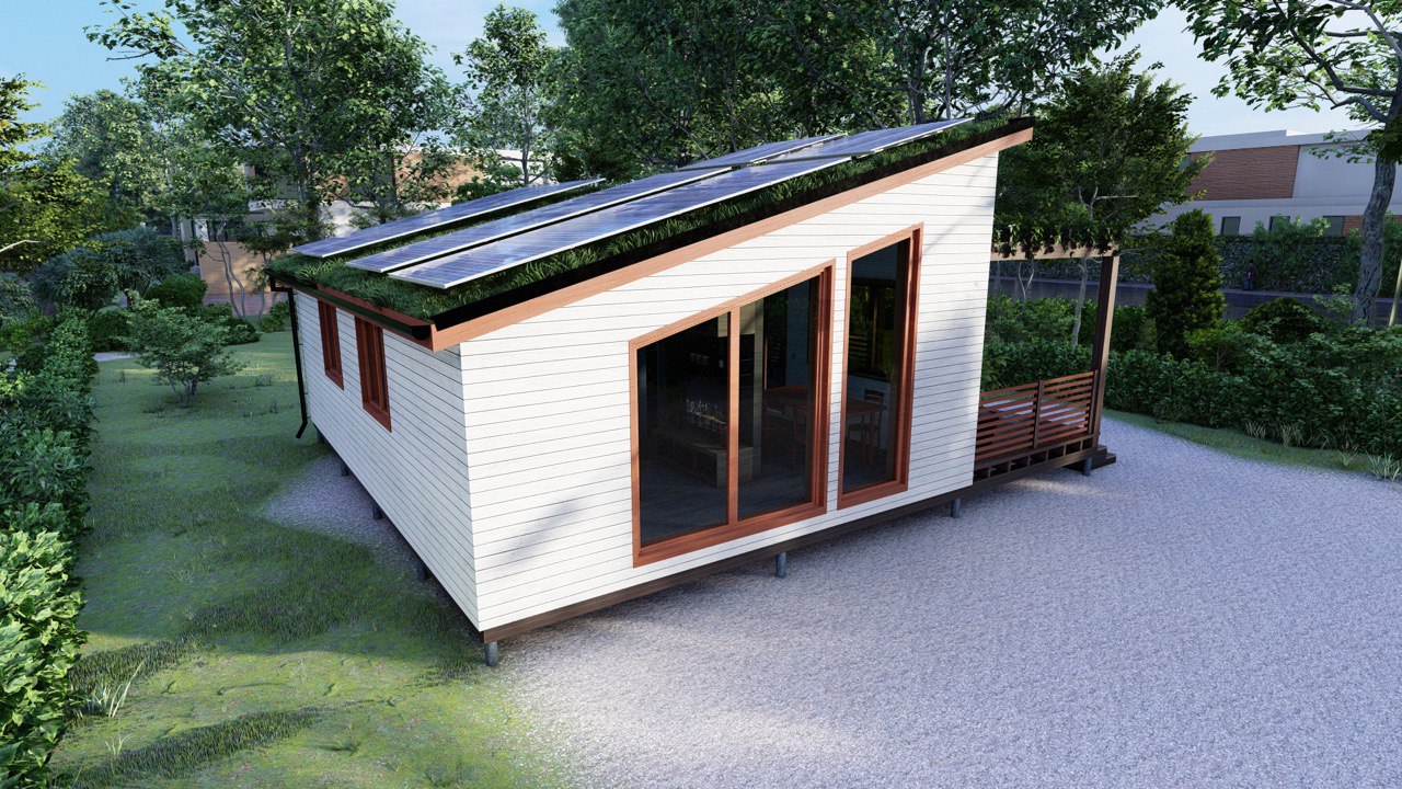 Tiny House - Casa pequeña - Casa modular - Mini casa, Casa prefabricada - 50 m² - Eficiente en energía - Modelo SIP