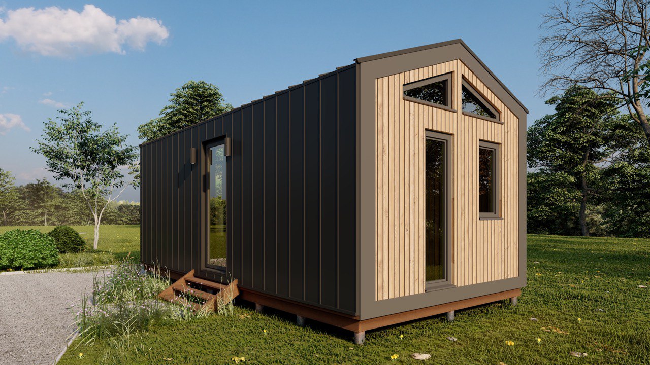 Tiny House - Casa pequeña - Casa modular - Mini casa, Casa prefabricada - 28 m² - Eficiente en energía - Modelo SIP Tiny House - Casa pequeña - Casa modular - Mini casa, Casa prefabricada - 28 m² - Eficiente en energía - Modelo SIP