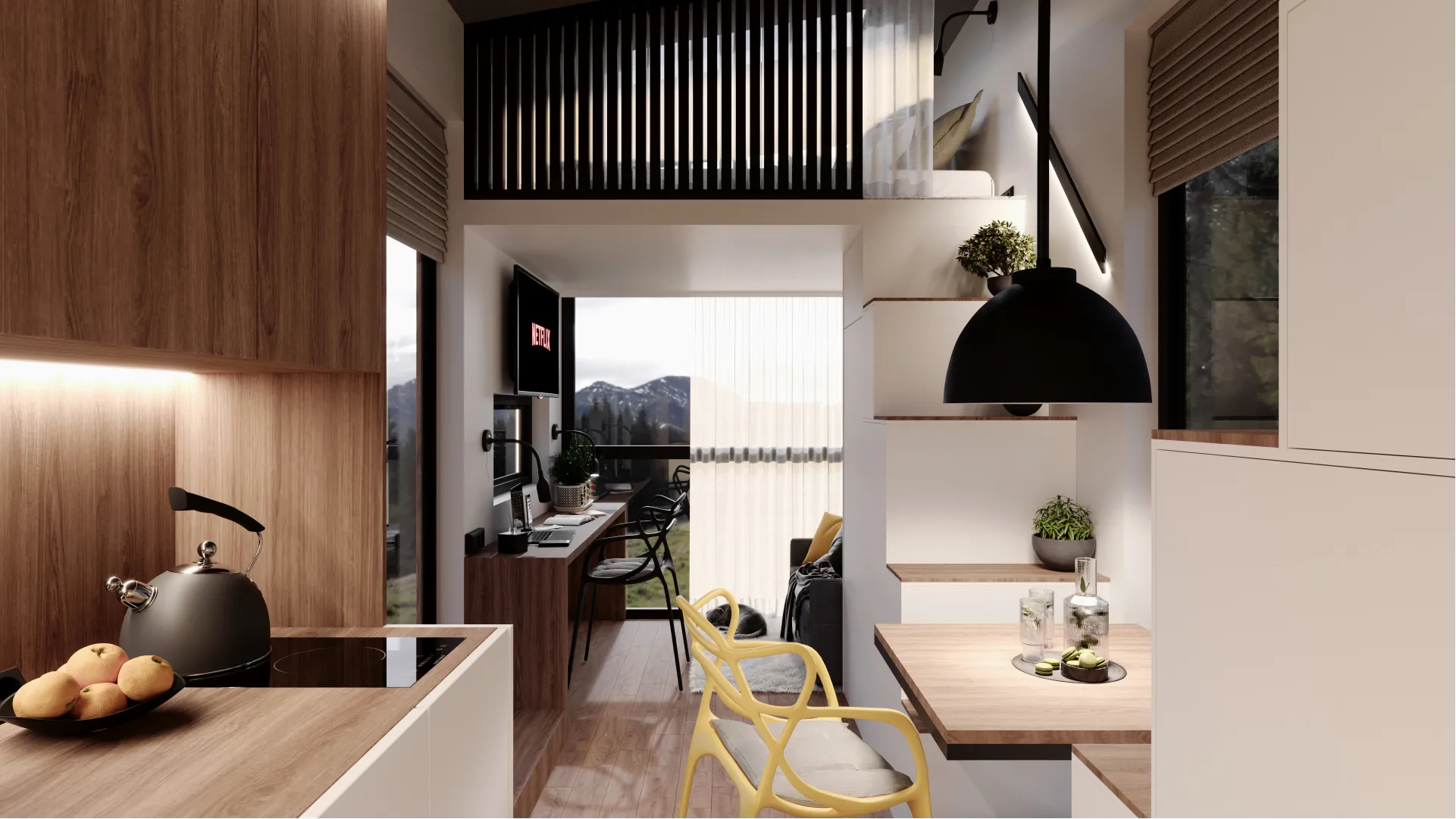 Tiny House, Casa contenedor, Casa modular, Mini casa, 21,78 m², de dos pisos - Modelo G Tiny House, Casa contenedor, Casa modular, Mini casa, 21,78 m², de dos pisos - Modelo G