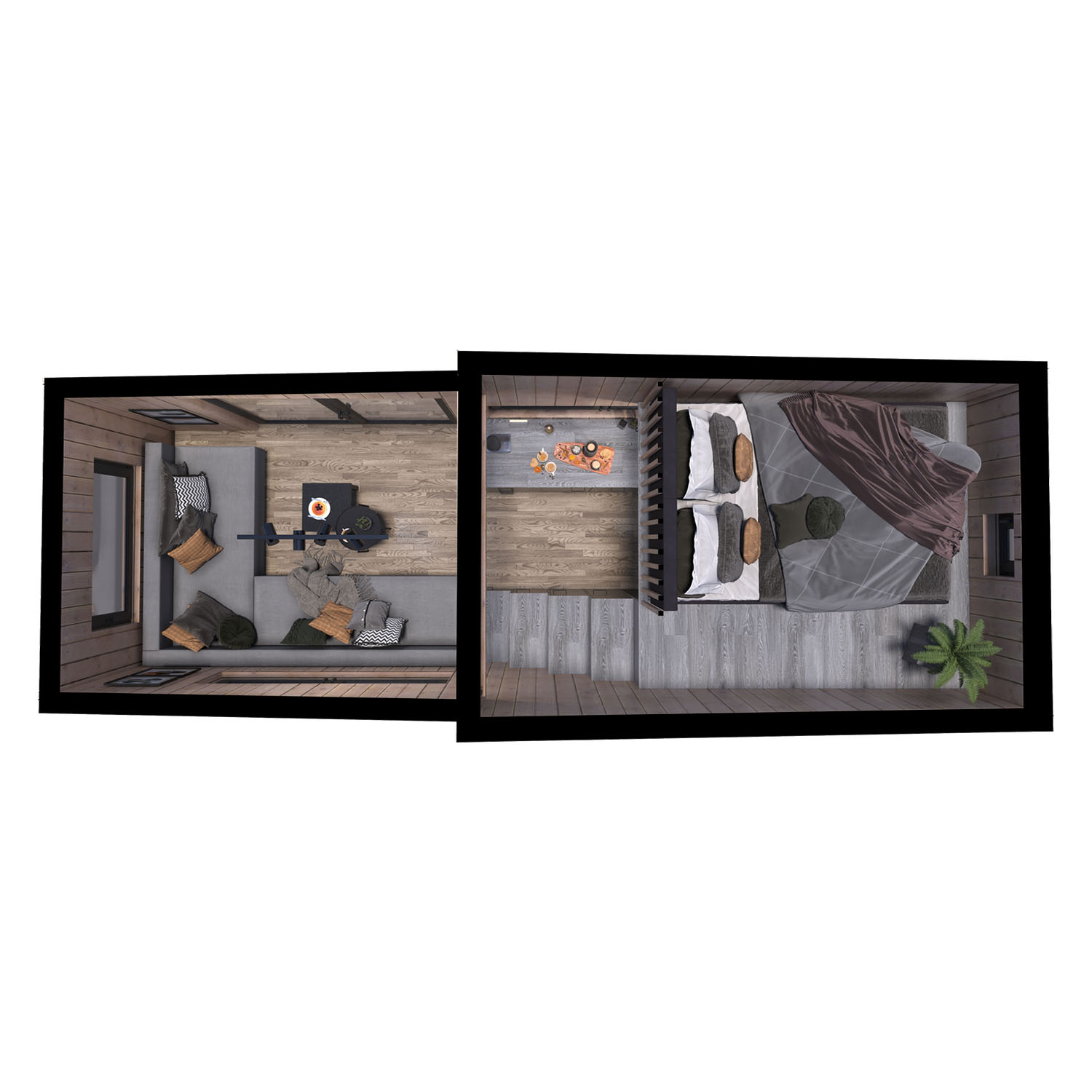 Tiny House, Container Casa, Casa Modular, Mini Casa - Modelo Green Day Tiny House, Container Casa, Casa Modular, Mini Casa - Modelo Green Day
