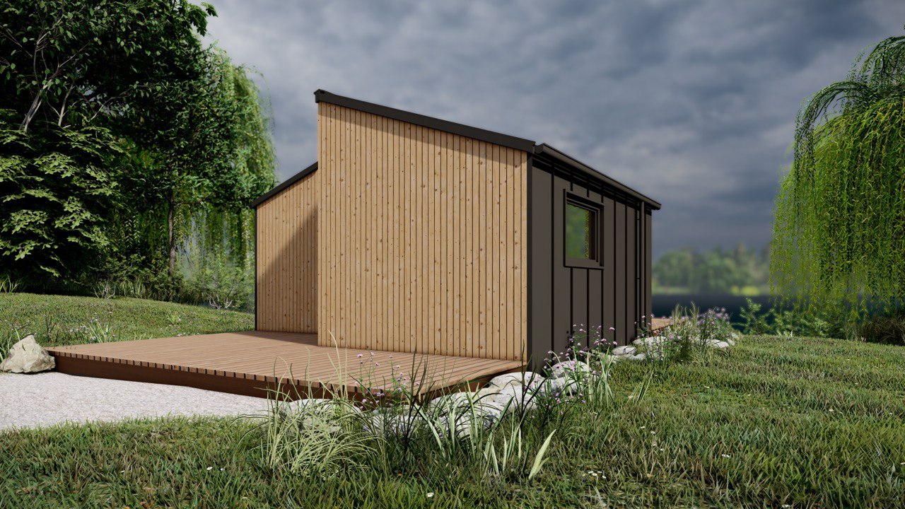 Tiny House - Casa pequeña - Casa modular - Mini casa, Casa prefabricada - 20,83 m² - Eficiente en energía - Modelo SIP