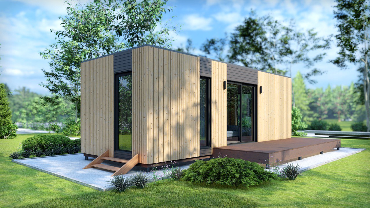 Tiny House - Casa pequeña - Casa modular - Mini casa, Casa prefabricada - 29 m² - Eficiente en energía - Modelo SIP