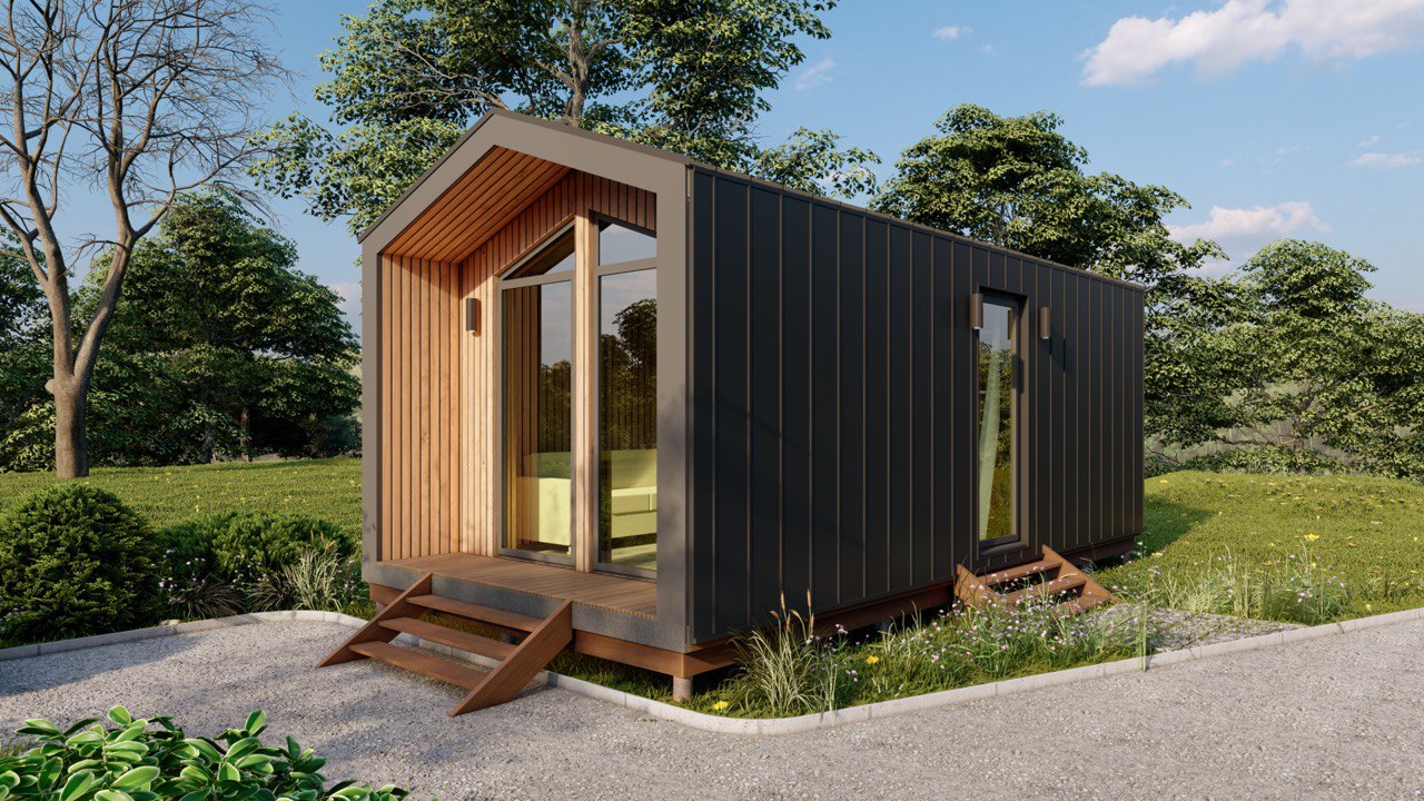 Tiny House - Casa pequeña - Casa modular - Mini casa, Casa prefabricada - 28 m² - Eficiente en energía - Modelo SIP Tiny House - Casa pequeña - Casa modular - Mini casa, Casa prefabricada - 28 m² - Eficiente en energía - Modelo SIP